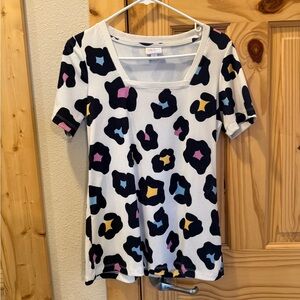 Martha Animal Print Top